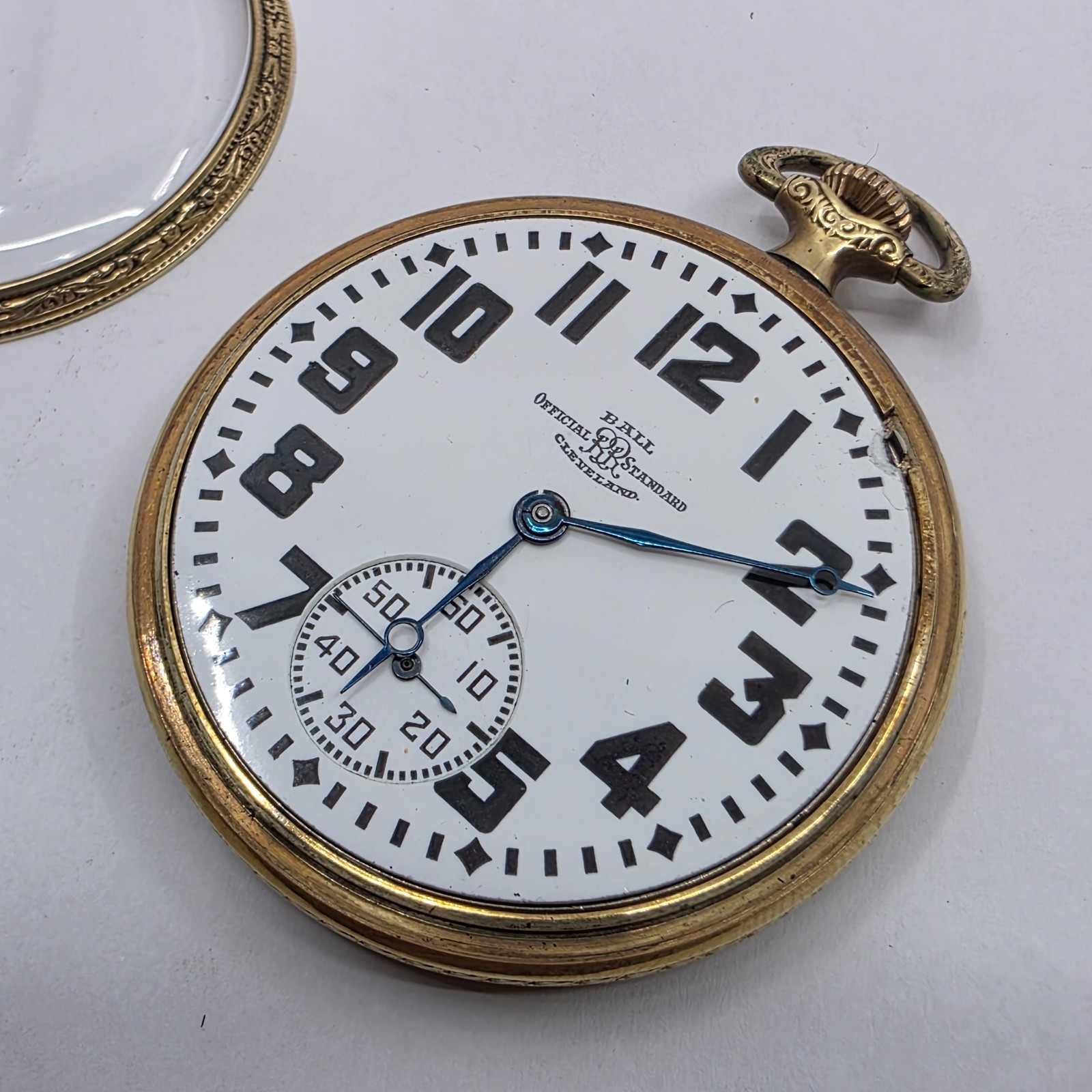 1910 Ball Waltham Official Standard Railroad Grade Model 1899