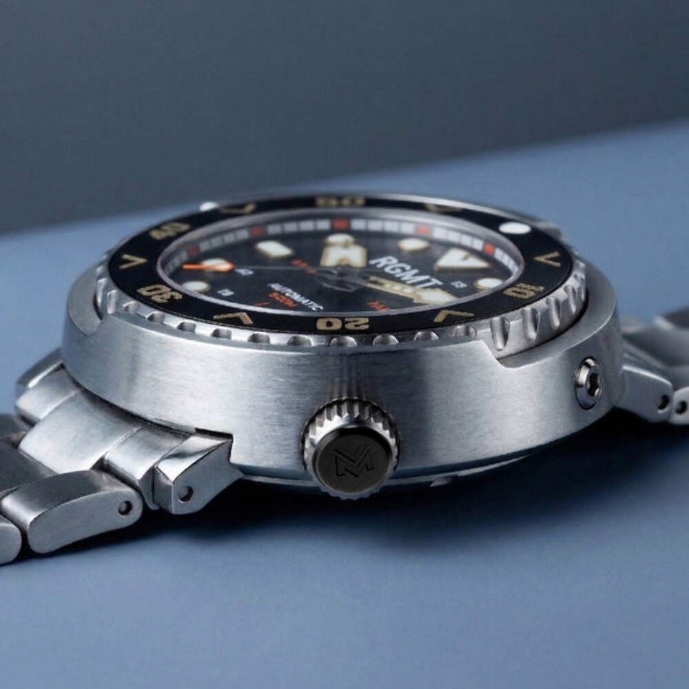 Zumwalt Automatic Black Dial / Stainless Steel Bracelet Black Dial Wristwatch RG