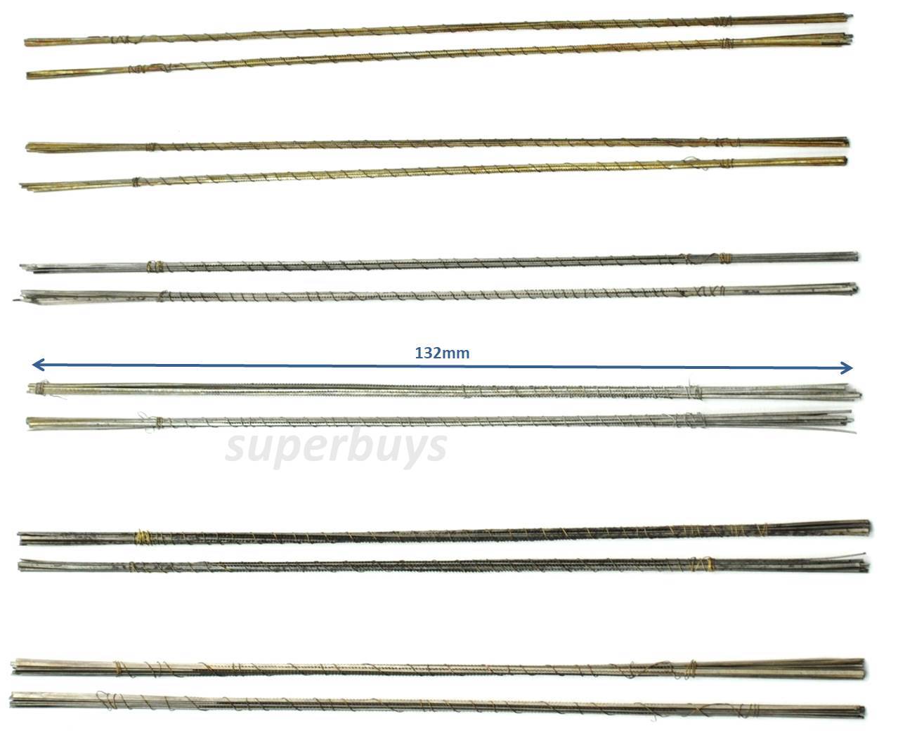 144pc Mix Set Grade 1/0 to 6/0 Jewellery Saw Blades For Precise Cutting Sawing