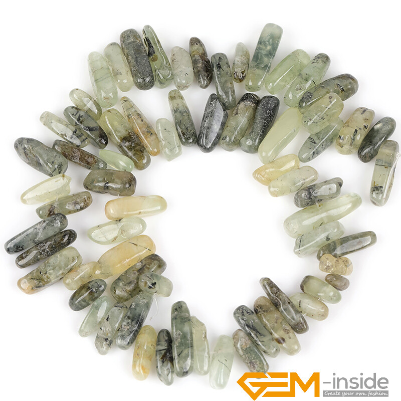 Natural Freeform Gemstone Sticks Spike Chips Beads For Jewellery Making 15″ AU