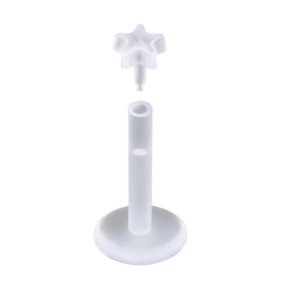 5-20X Bioflex Push Labret Monroe Multi Shape Lip Stud Nose Ear Retainer Piercing