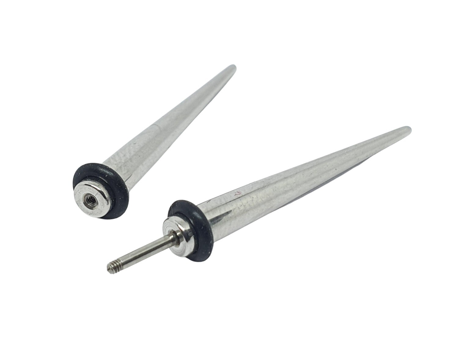 Large Double Spike Septum Bar Cone 16g (1.2mm) 60mm 316L Jewellery Piercing