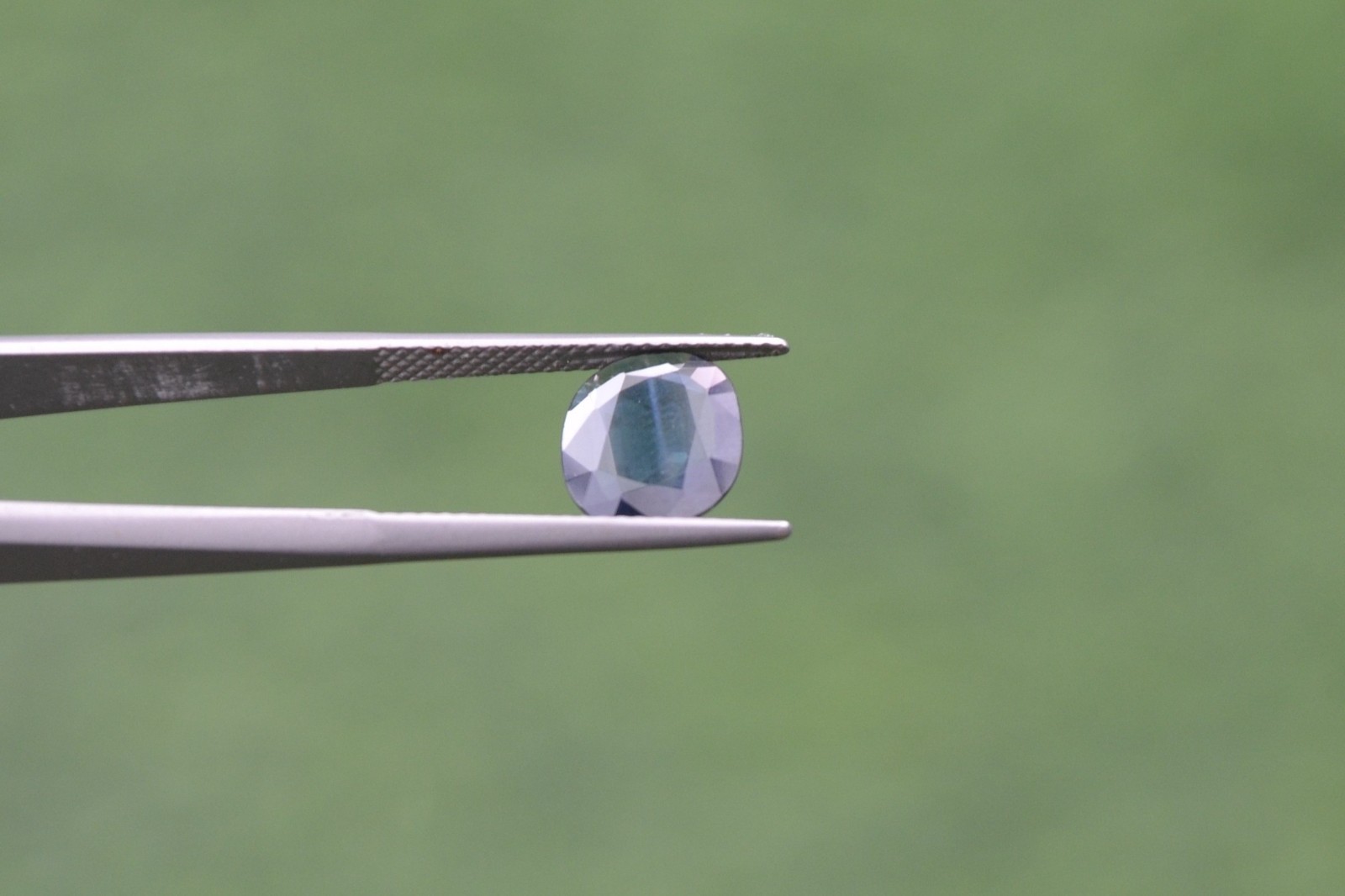 Natural Blue Sapphire 1.84 Carat. Normal Heated Oval Step Cut