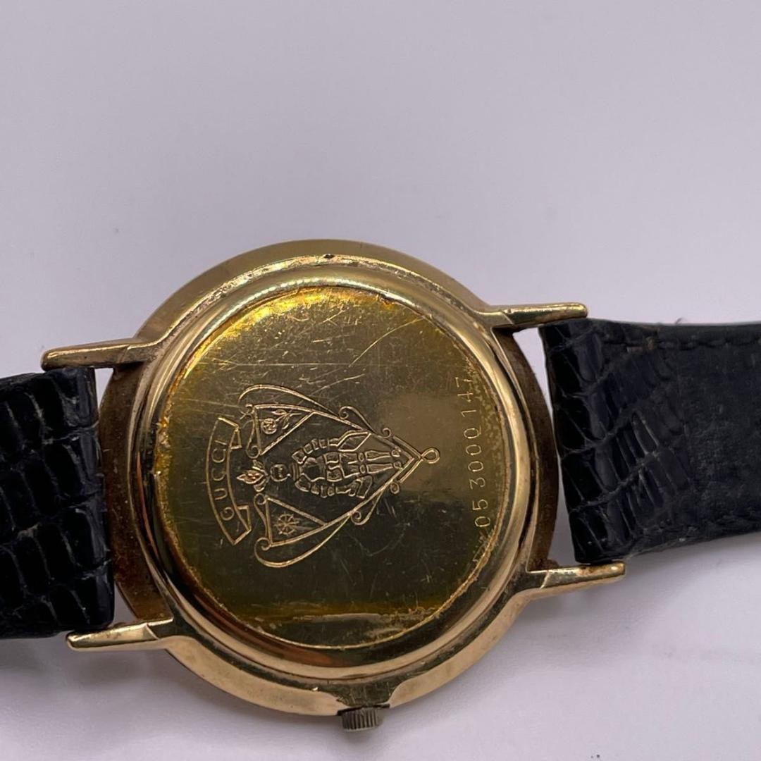 New battery replaced/working GUCCI watch 3000 Sherry Line Round