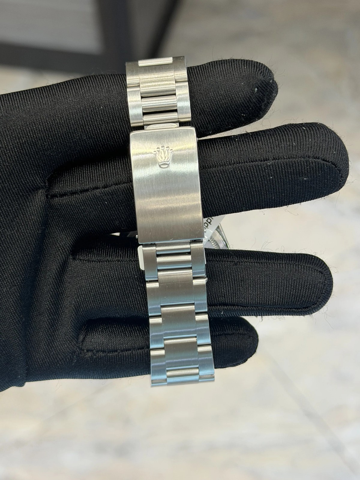 Rolex Datejust 36 Silver Stick Dial on Oyster 16200 with Box