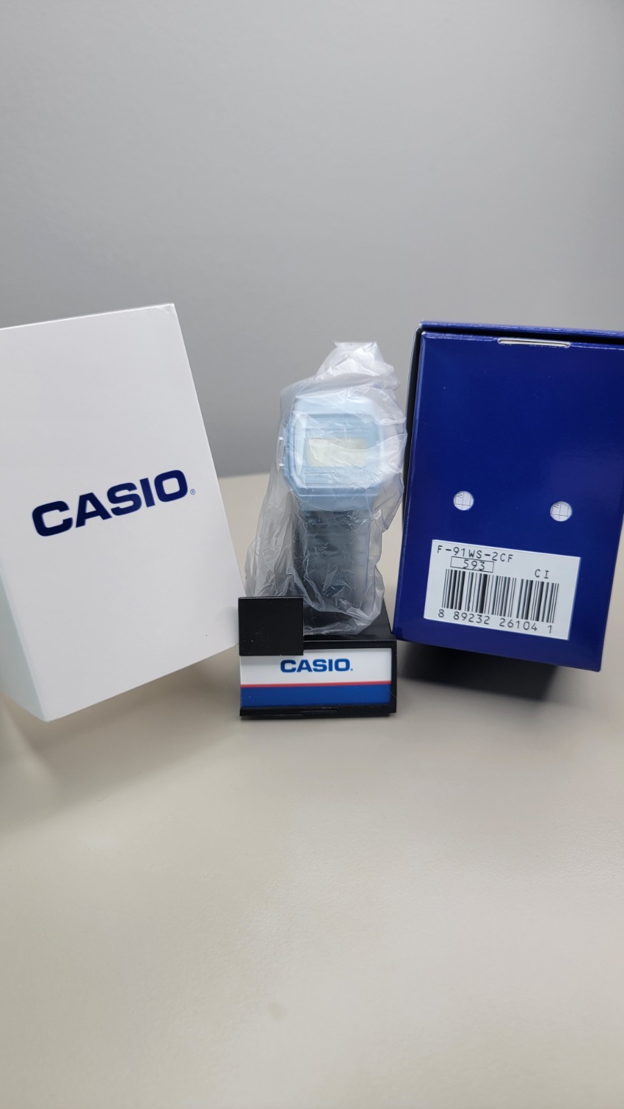 Casio F-91WS-7CF “Tropical Jelly” Green Screen Custom Mod | Ice Blue
