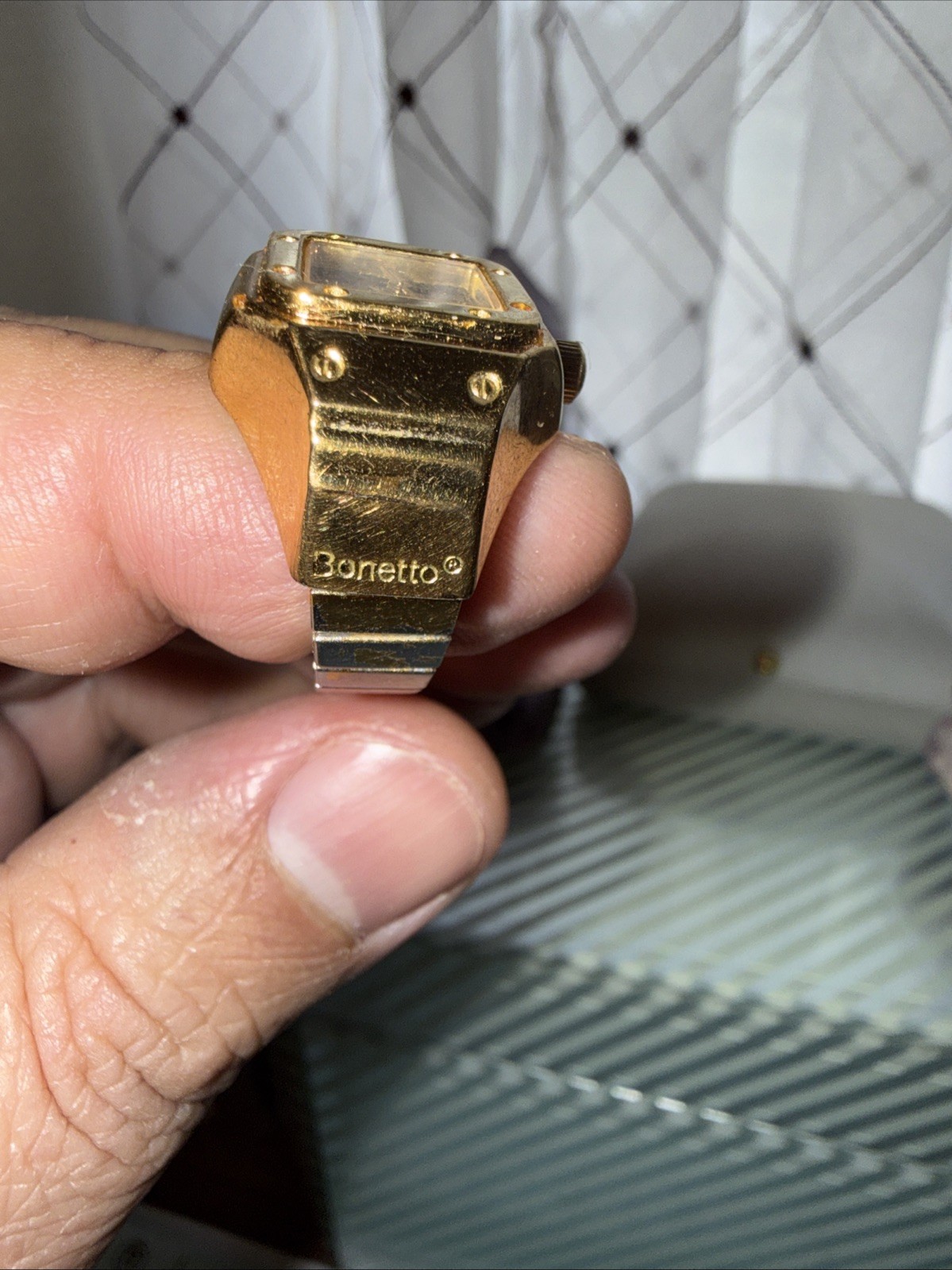 vintage finger ring watch