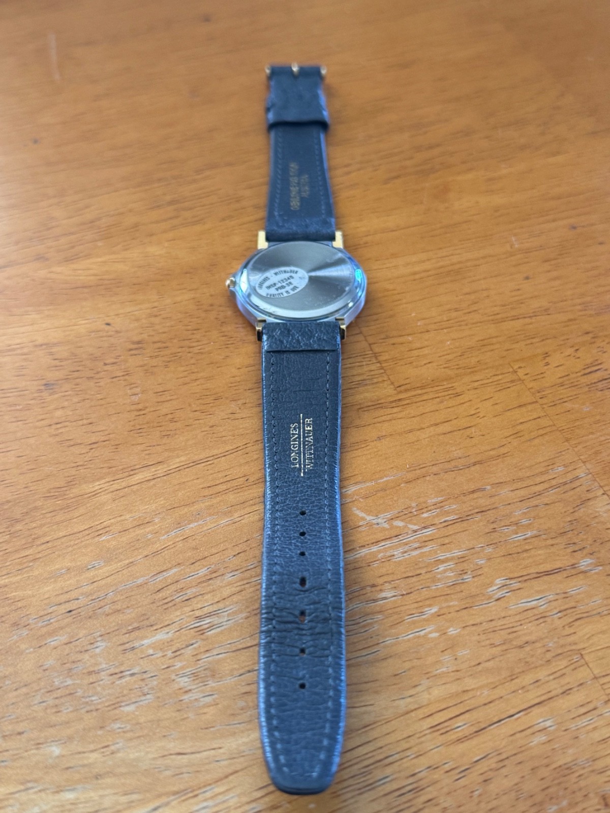 WITTNAEUER LONGINES SWISS MADE “DODECAGON” STYLE BEZEL – 30.5 MM – PIG SKIN BAND