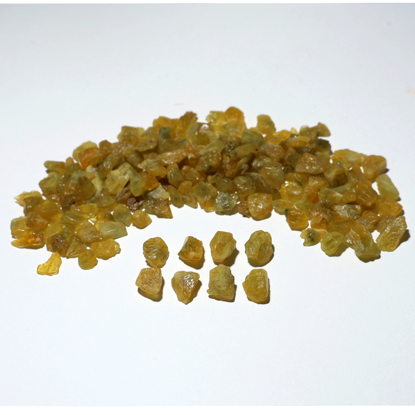African Gold~ 173 PC Nigerian Yellow Sapphire Untreated 5mm-12mm Rough Gemstones