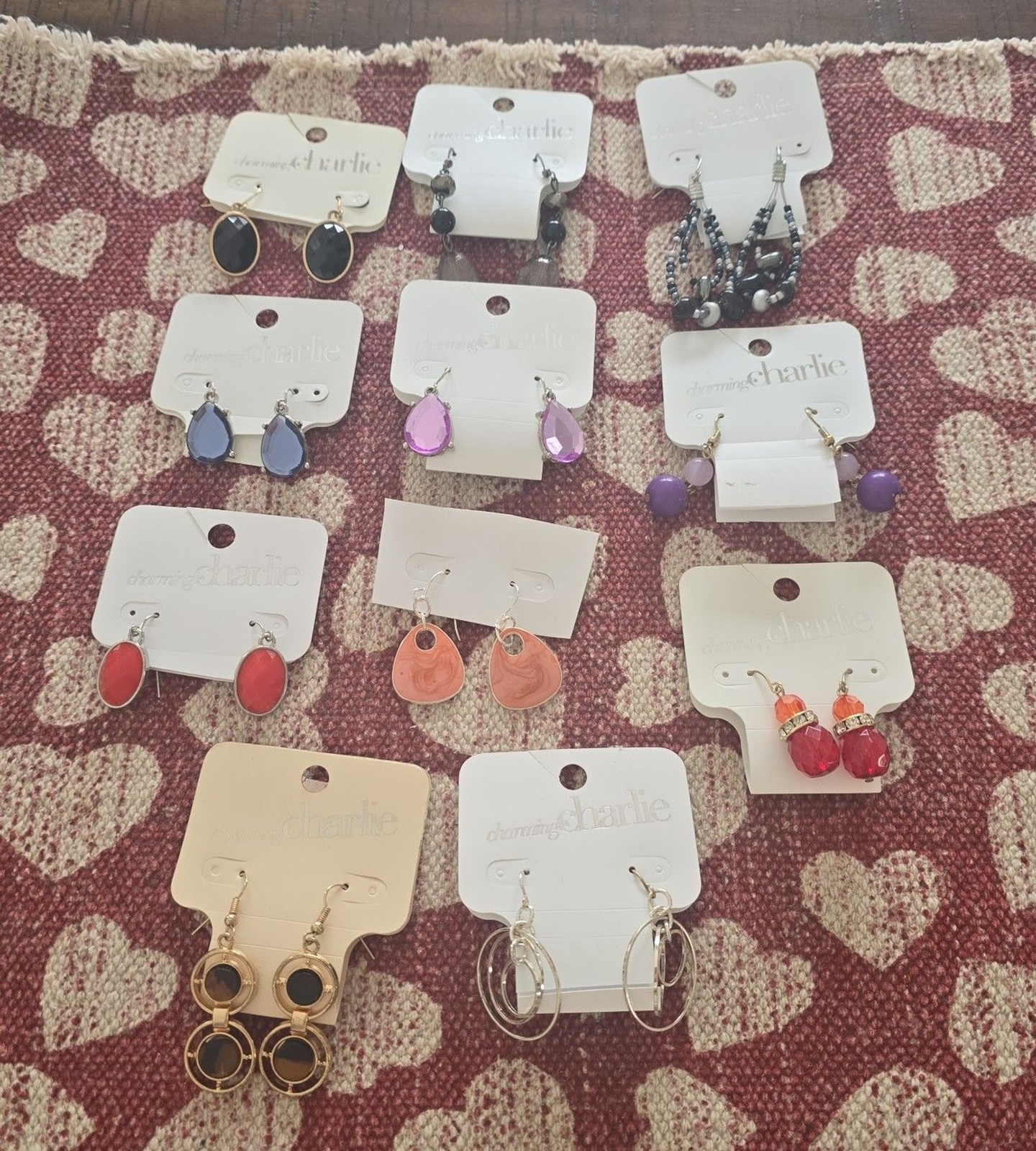 Lot of 11 Sets of French Hook Earrings