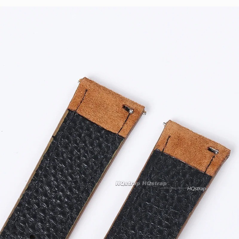 New Soft Suede Leather Watch Band Straps Stainless Steel Buckle 18/19/20/22/24mm