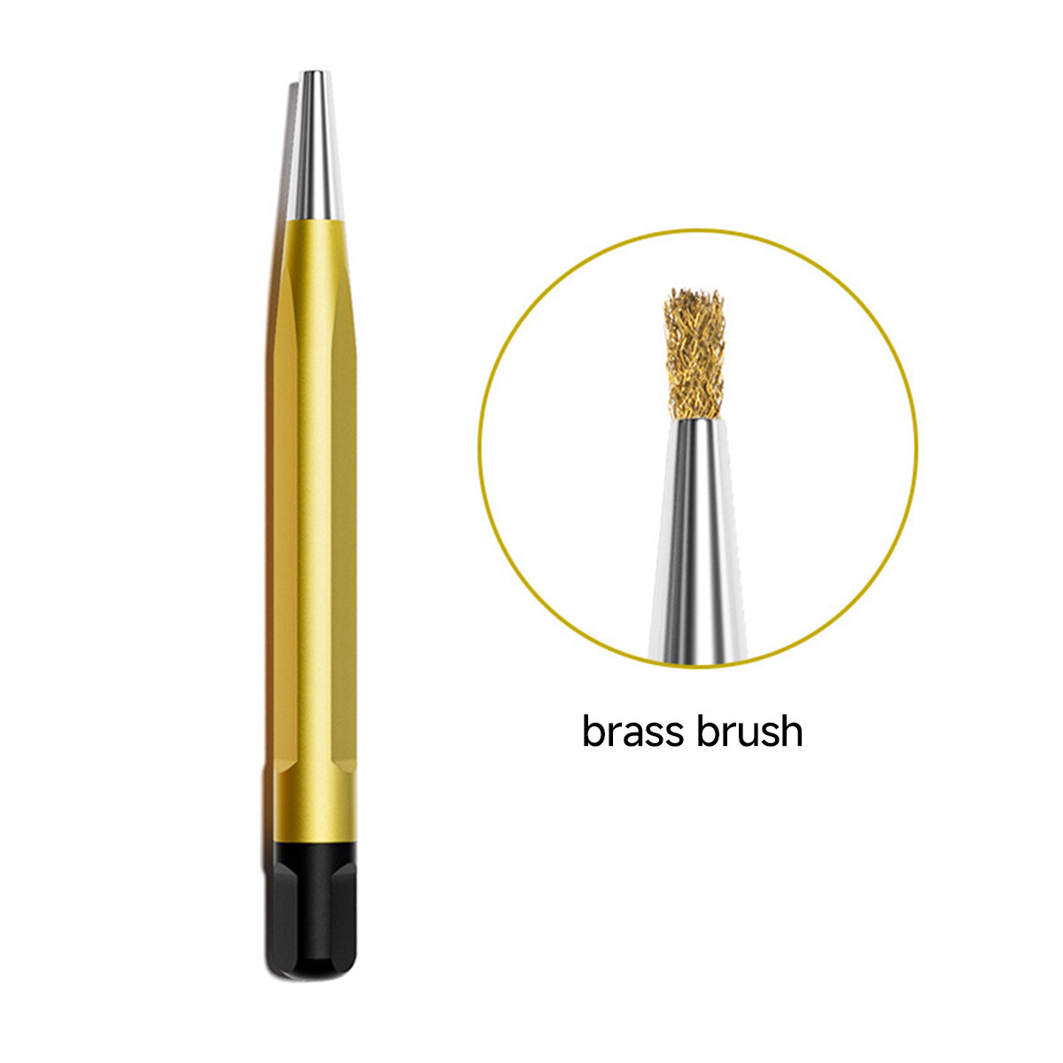 Watch Clean Rust Removal Brush Pen,Glass Fiber Brush Watch Parts Polishing Tool
