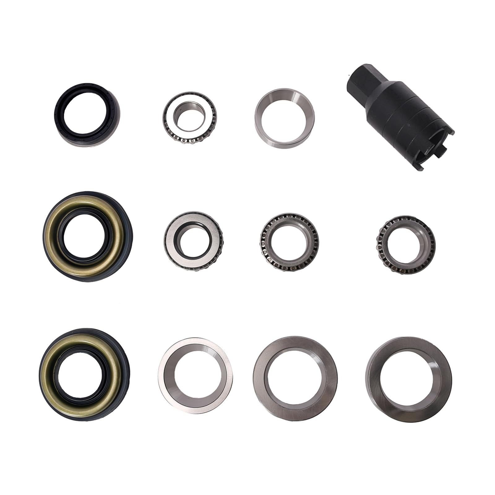 F-577158 F-574658 Lm50134R Rear Differential Bearing Repair Kit w/Removal Too…