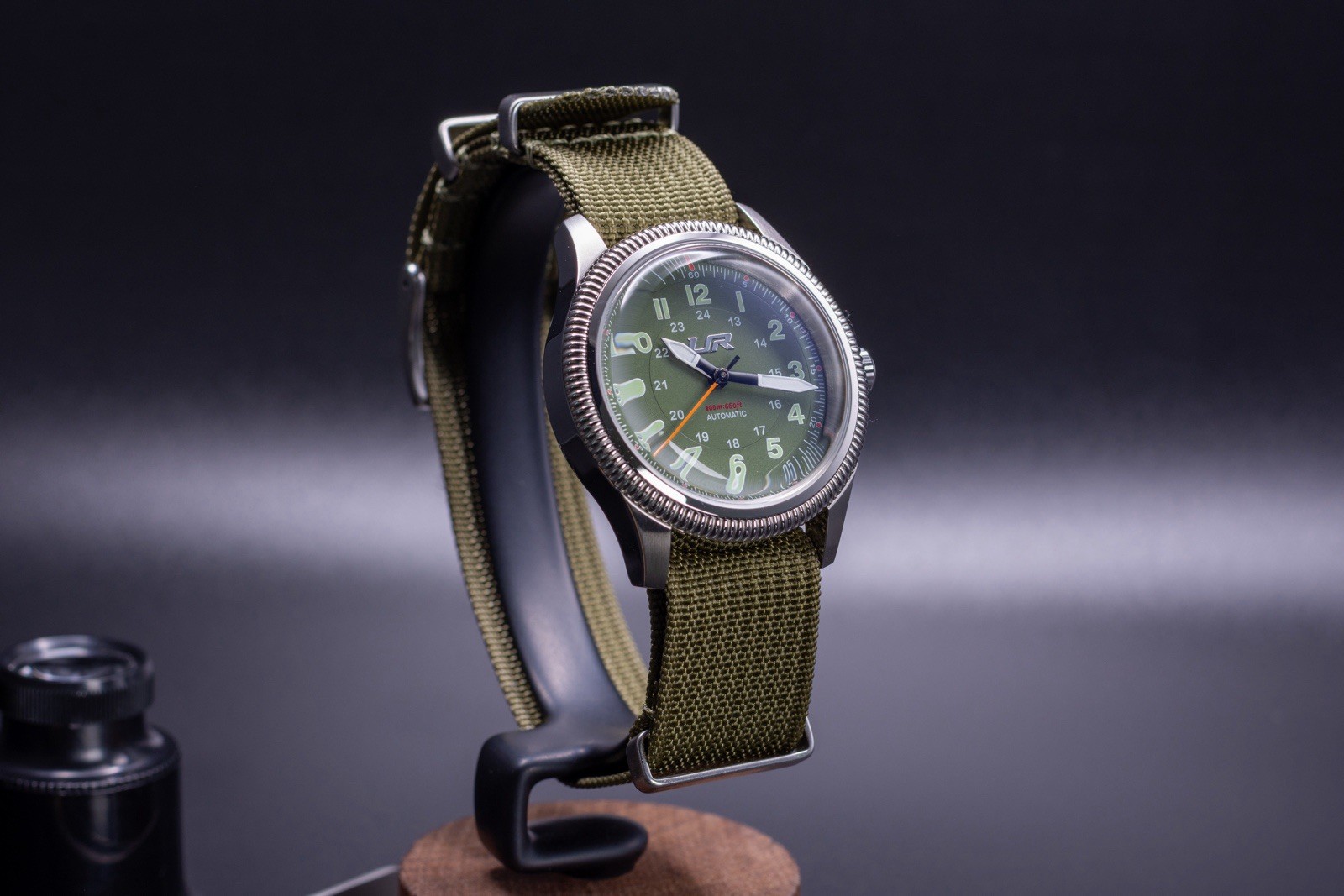 UR Watch Co. | 38mm Field/Pilot Auto | OD Green Dial | NH35A | Handcrafted USA