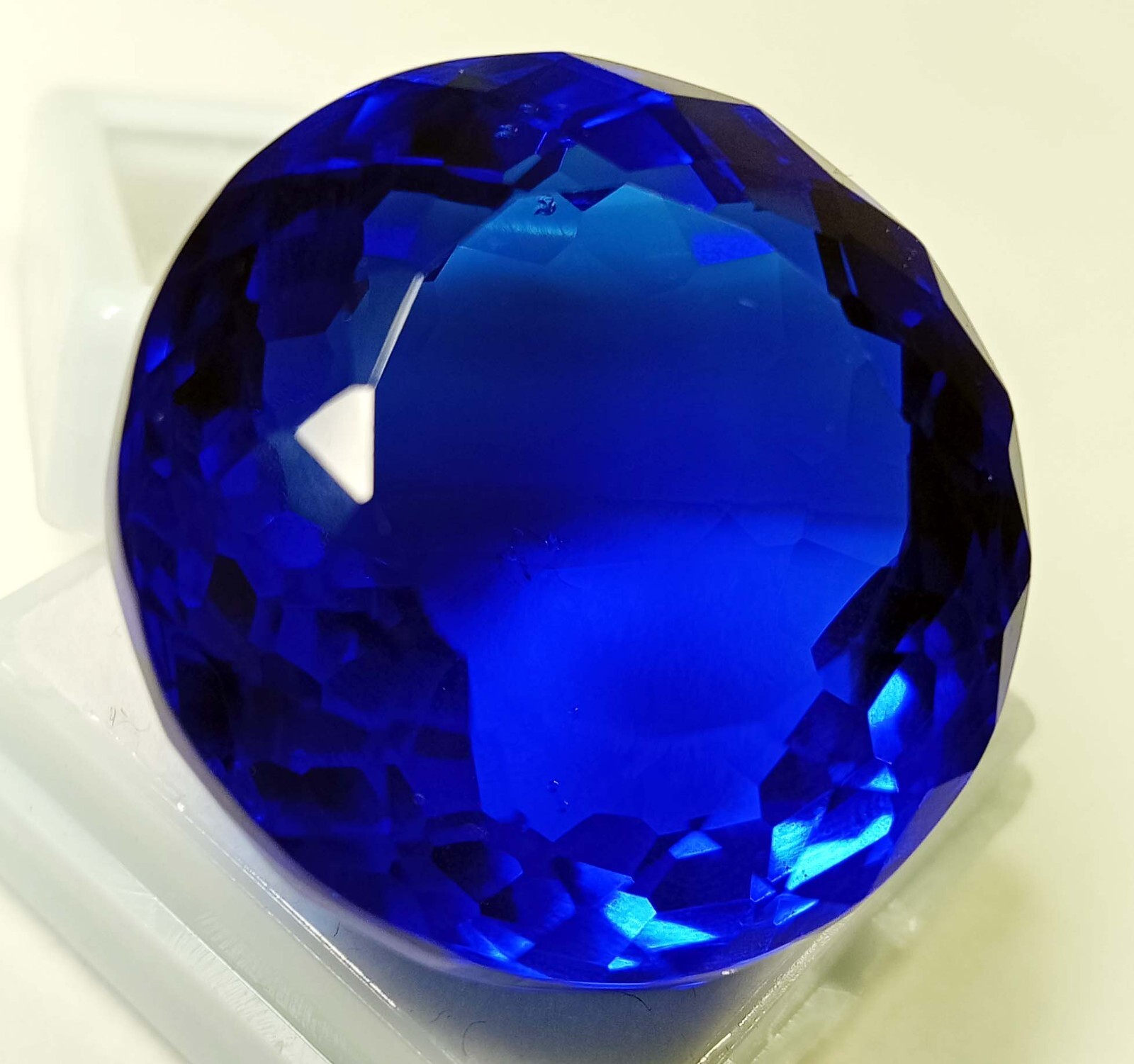 Round Cut 85+ Ct Royal Blue Topaz Natural Loose Gemstone For Pendant Making