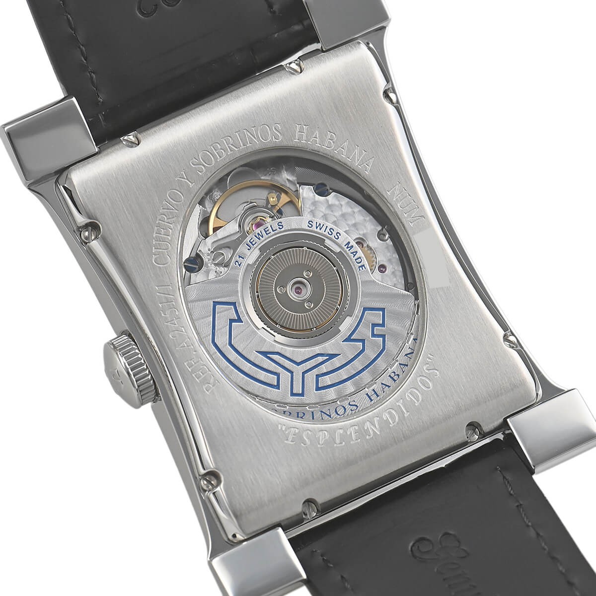 Cuervo y Sobrinos Esplendidos Dual Time A2451/1 Big Date Men’s Watch Serviced