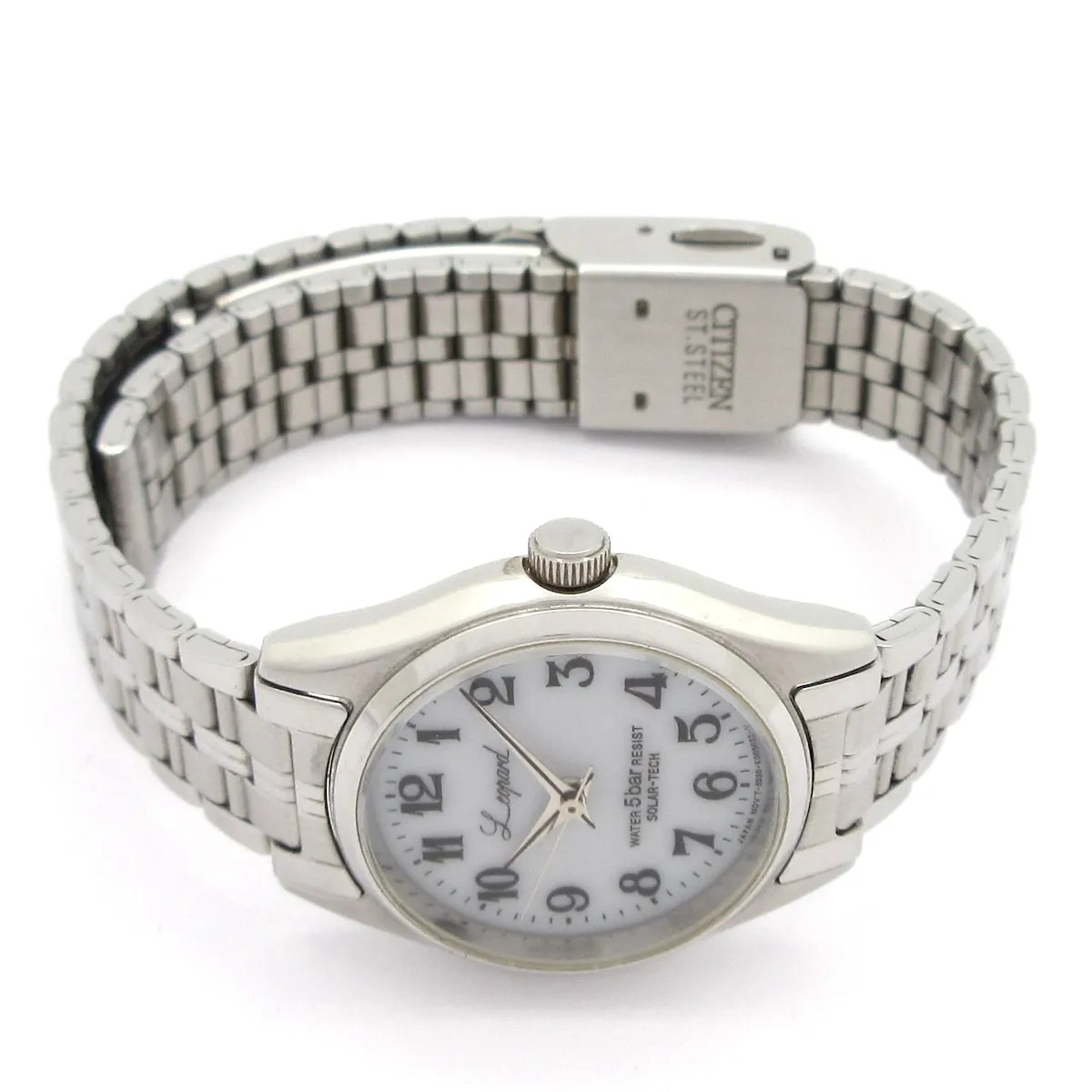 CITIZEN Leopard E030-K003229CK Women’s Watch, Stainless Steel, White