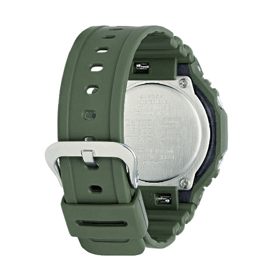 G-Shock Mens Boys Analogue-Digital Watch Black Yellow Army Green GA-2100 Series