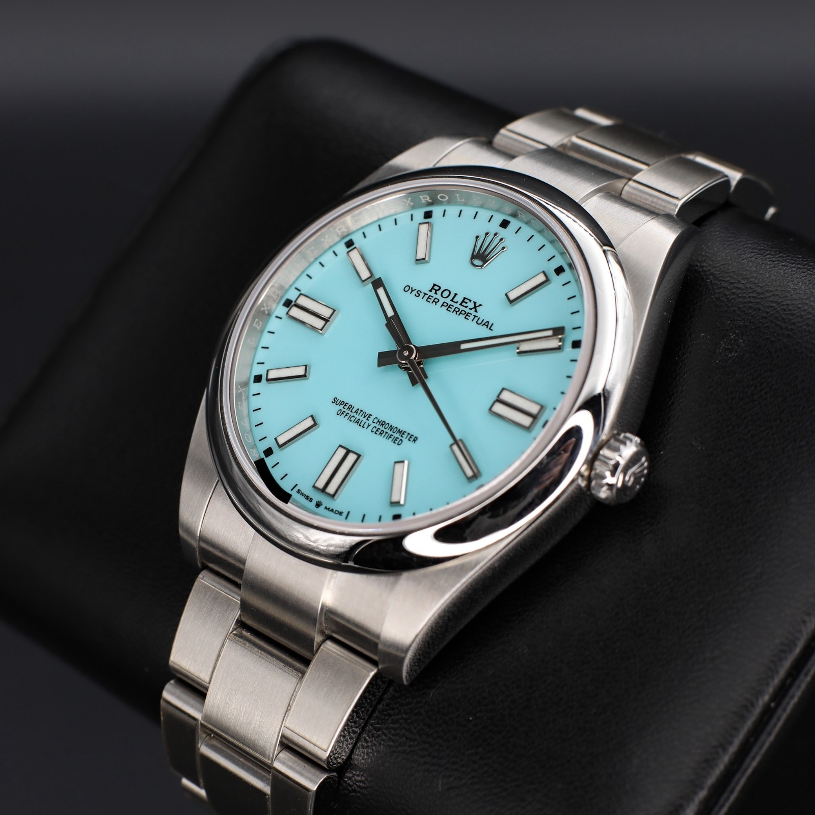 Rolex Oyster Perpetual 41 Tiffany Dial 2021 Complete – 124300