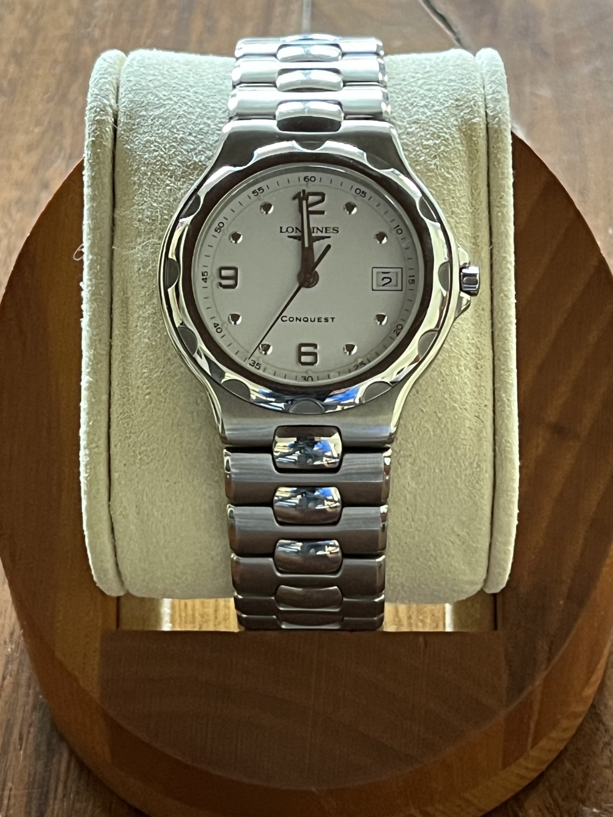 Longines Conquest Quartz 35mm Swiss Stainless Steel Watch L1.631.4 – Classic Neo
