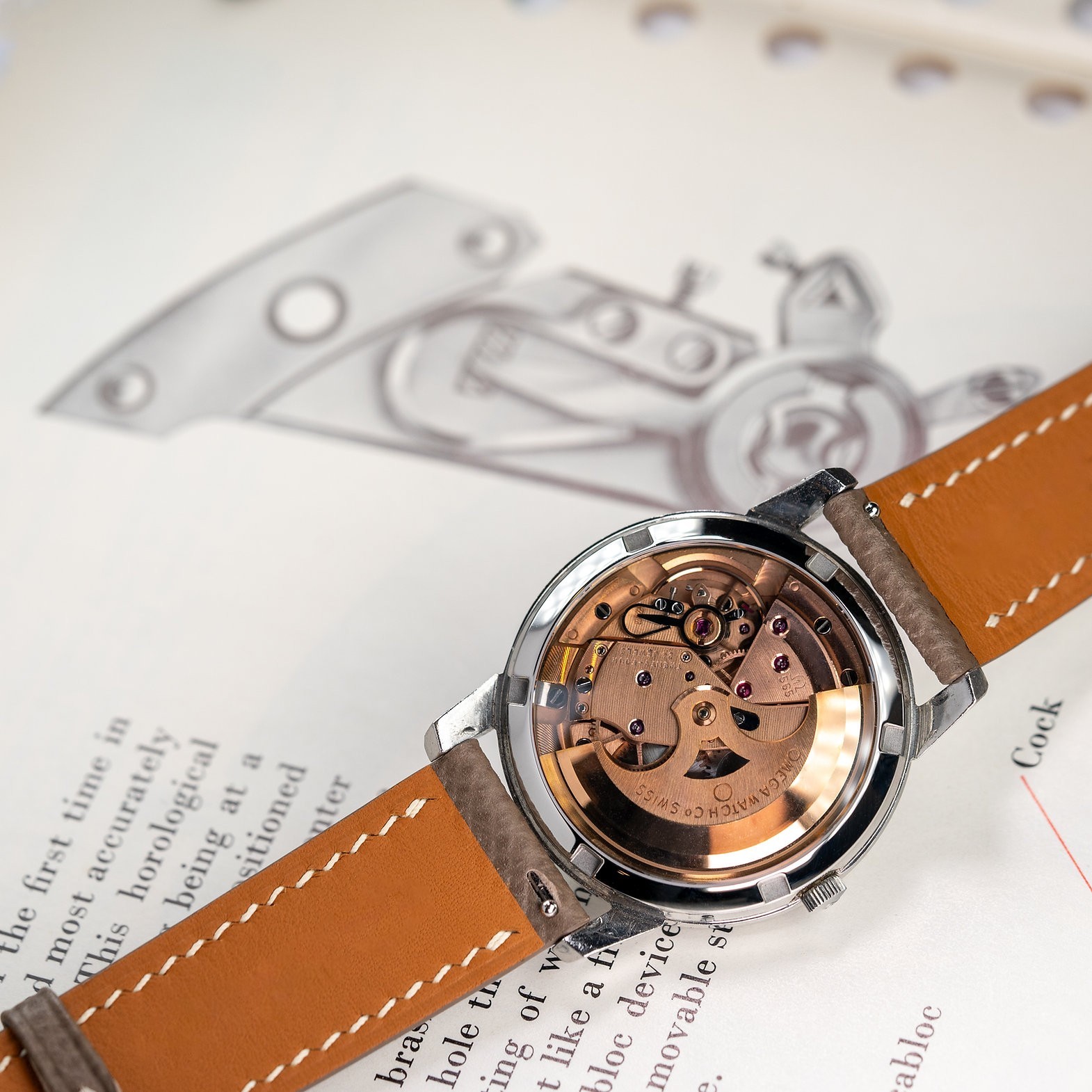 Sapphire Exhibition Caseback for 1960s Omega Seamasters and Constellations