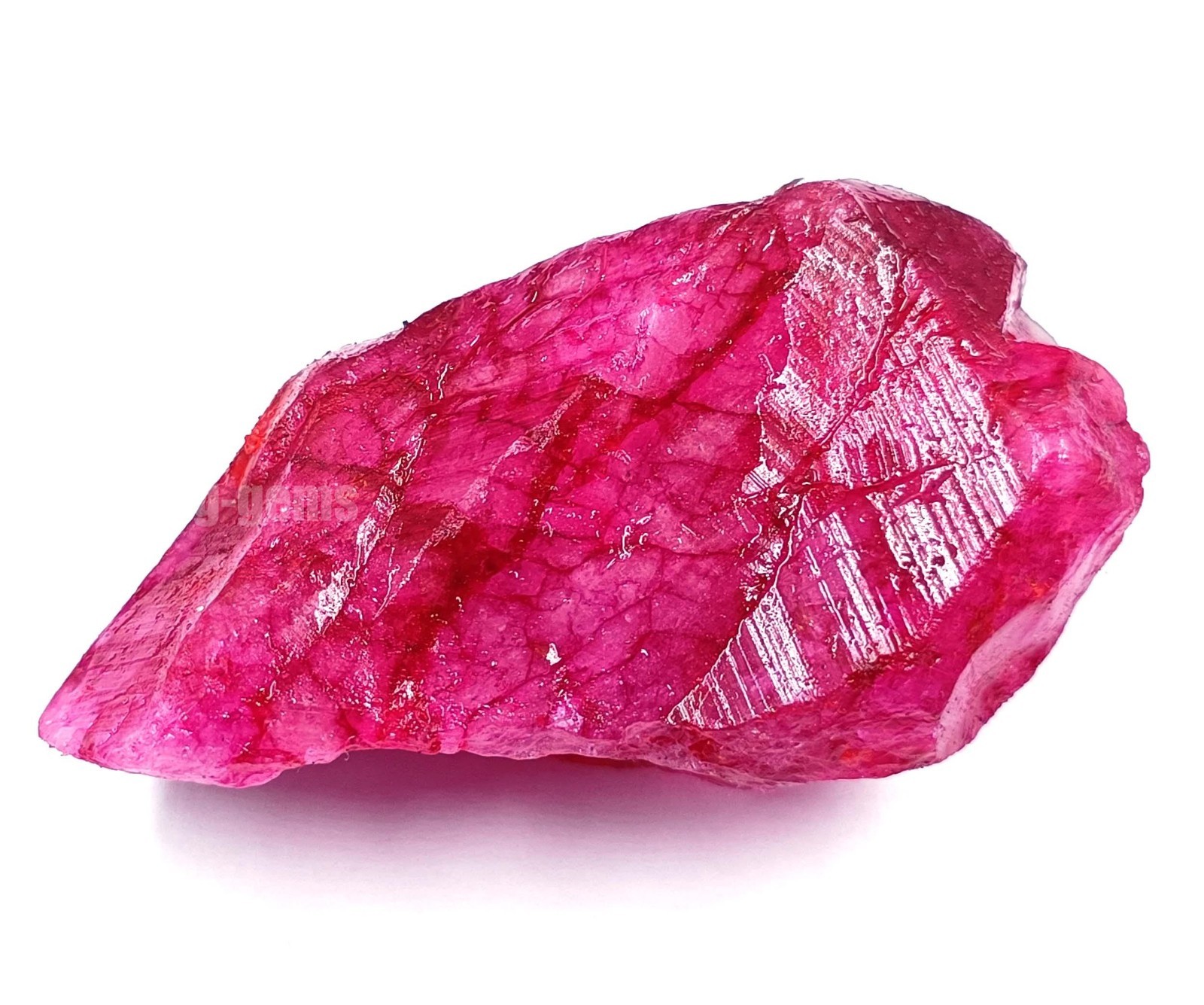 IGL Certified Natural Best Quality Red Ruby 293.25 Ct Rough Dyed Loose Gems 5SDJ