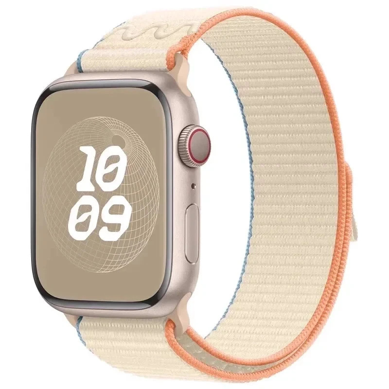 Nylon Classic Sport Loop bracelet correa Apple watch series 9 8 7 5 4 3 Ultra SE
