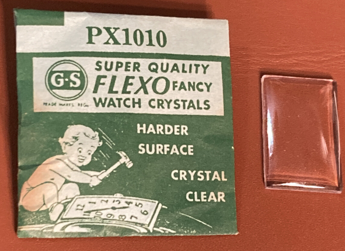Vintage Flexo Watch Crystals Germanow Simon Mach PX1010 253