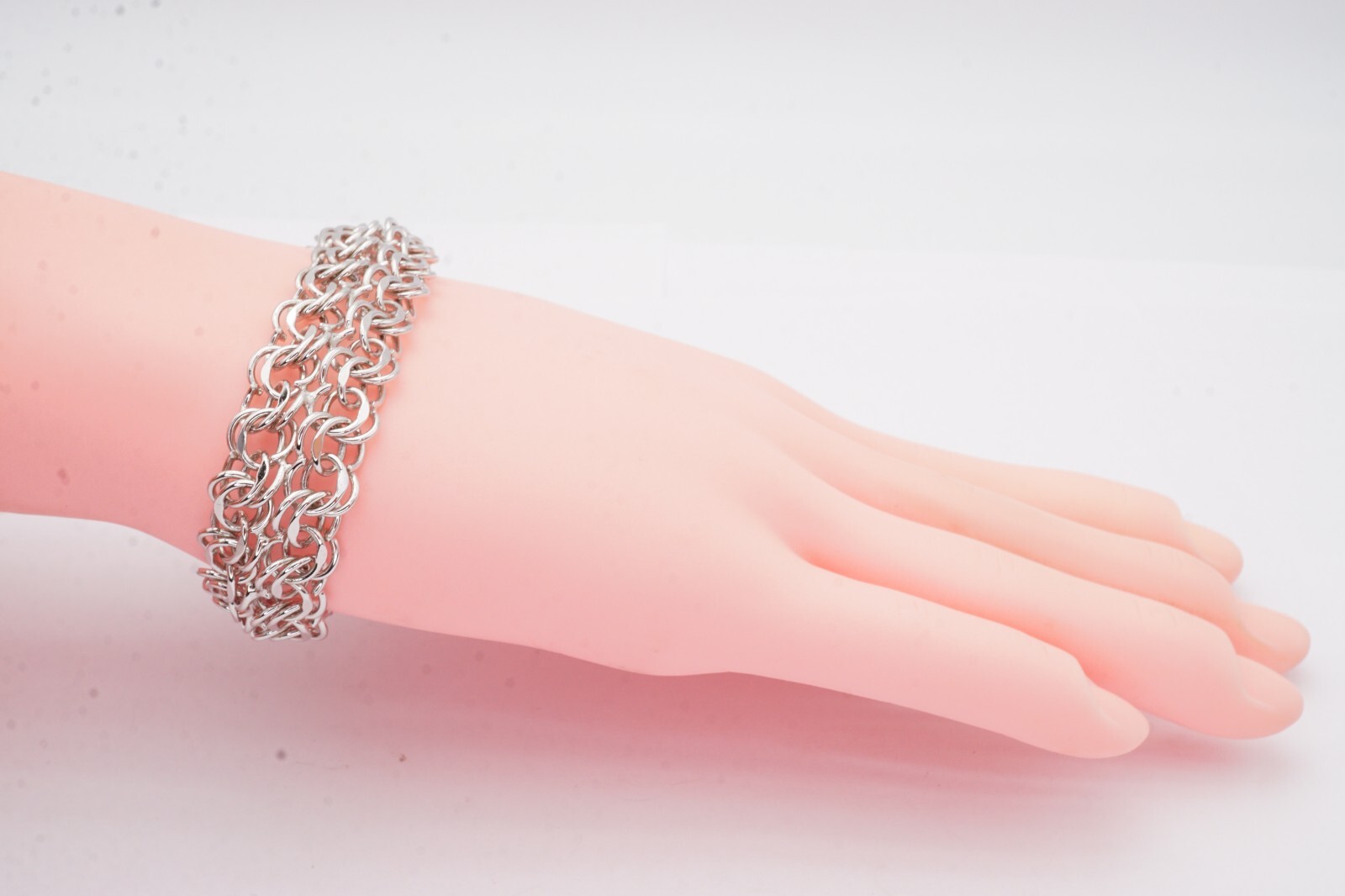 Vintage Sterling Silver 925 Charm Bracelet 7.25″ JB