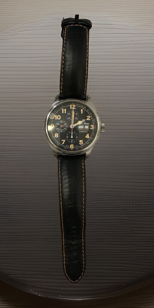 Ernst Benz 44 mm Chronoscope Black Dial GH40116
