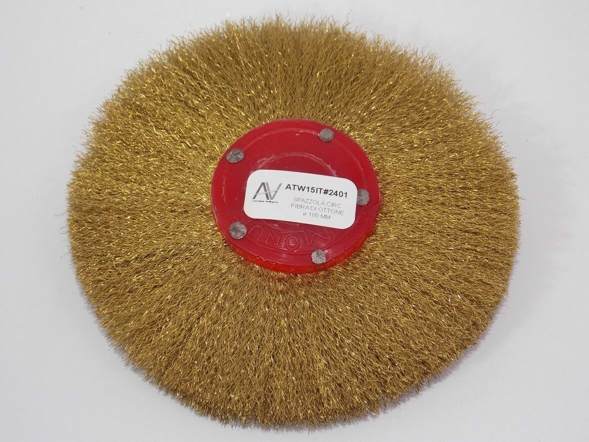 Circular Brush Polishing Wire Brass Plastic Core Brush Brass