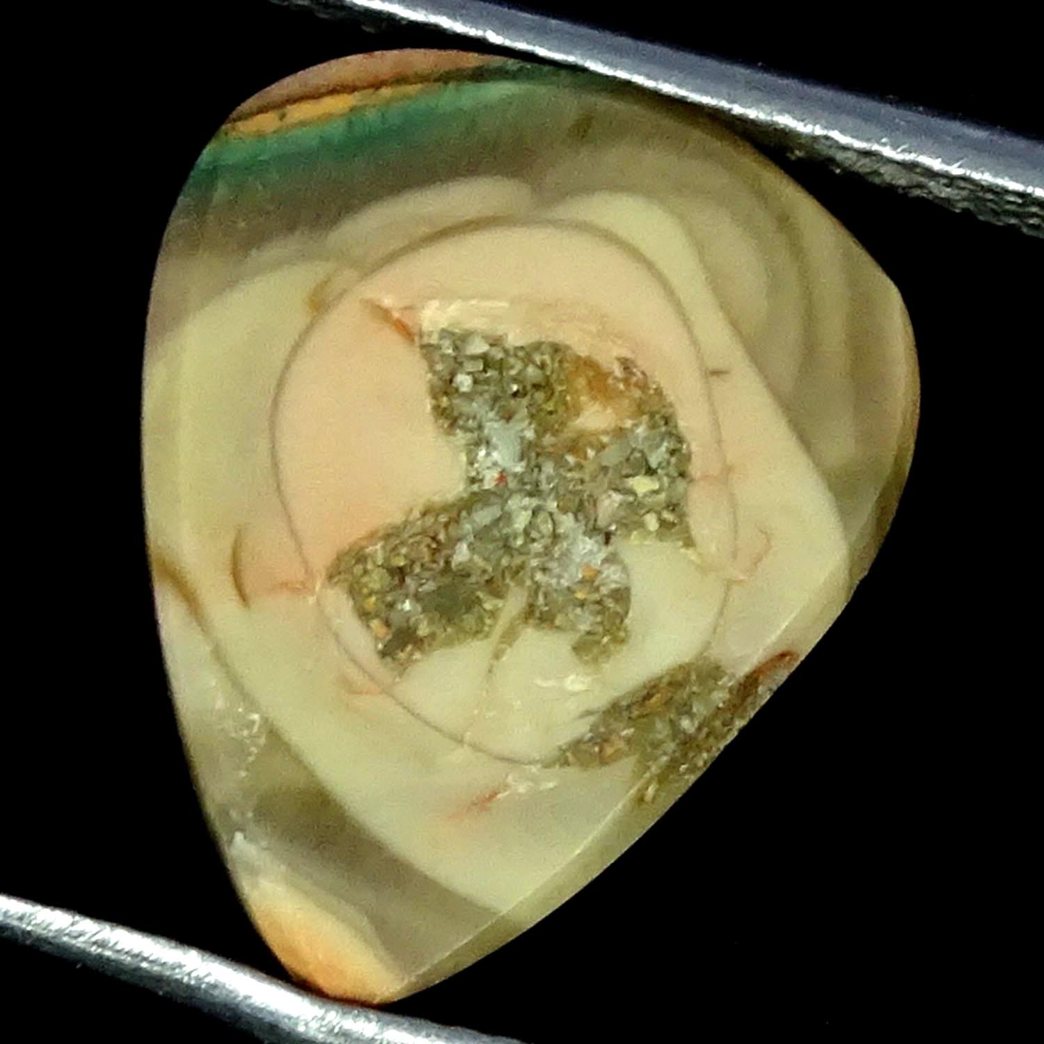 6.90Cts Natural Nice Imperial Jasper Pear Cabochon Gemstone 13X16X4MM