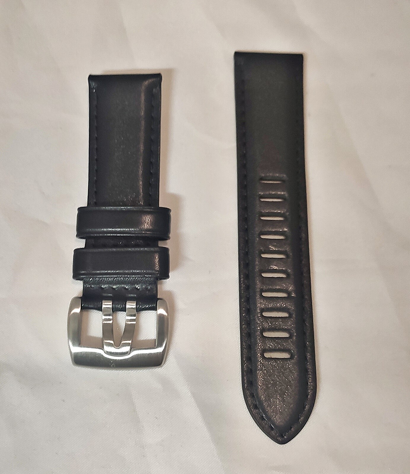 Luminox Original Watch Strap Leather Black 23 mm FE1800.21Q RRP: €93 Series 1830