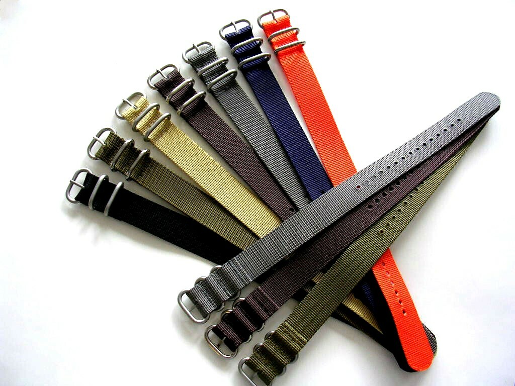 1pc NATO G10 UTC SS Ballistic Nylon military dive watch band strap IW SUISSE USA