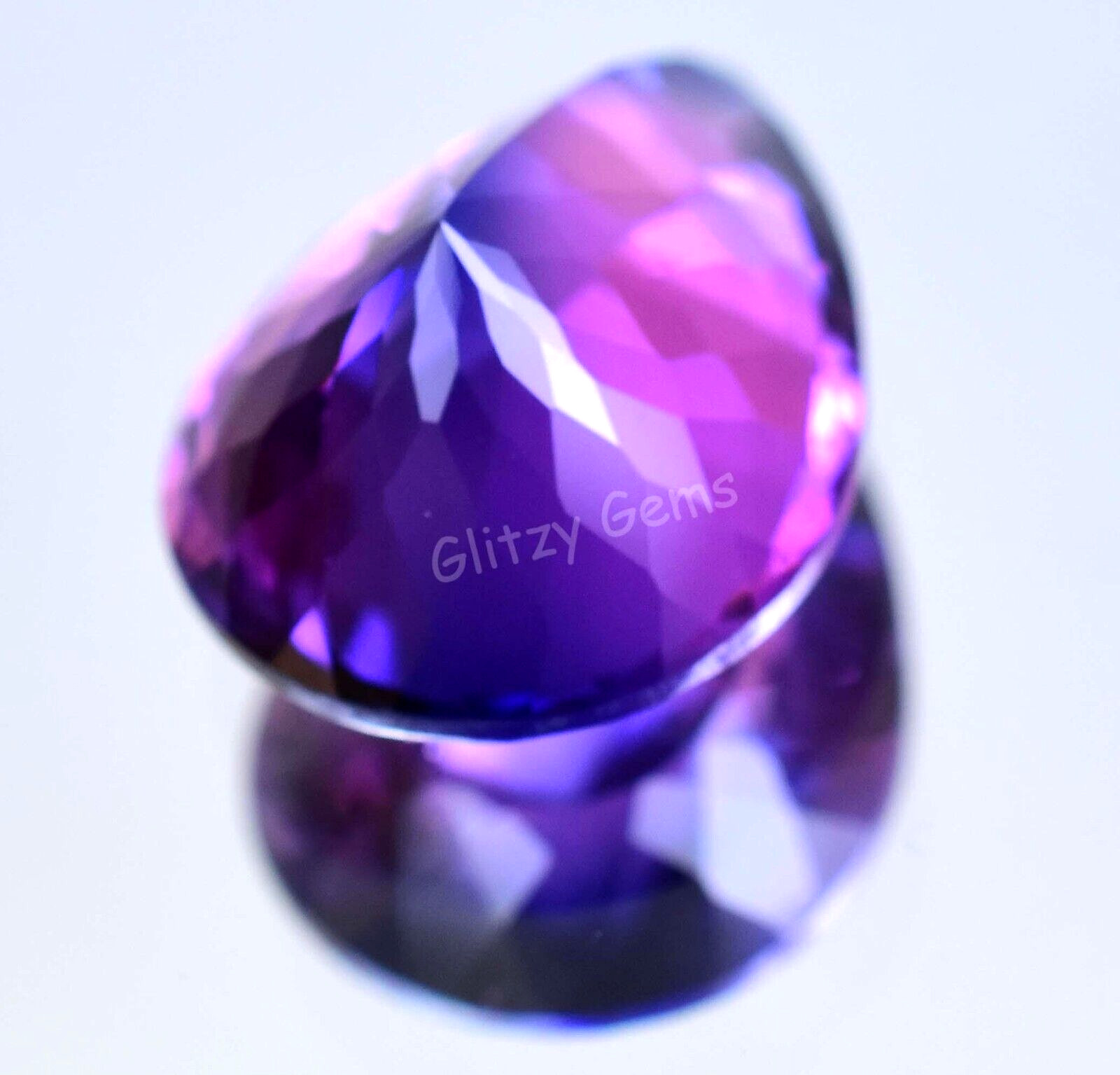 Natural Boysenberry Sapphire 19.50 Ct Pear Certified Flawless Loose Gemstone