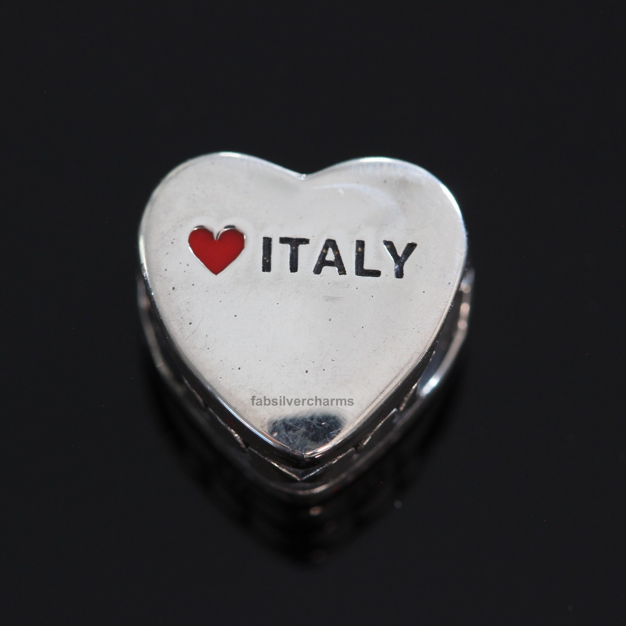 Authentic Pandora Italy Flag Heat 🇮🇹 Charm + BOX