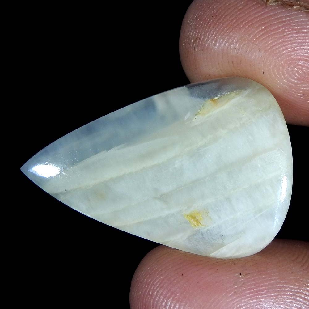 18.85Cts100%Natural Quality Silky Monnstone Pear Cabochon Loose Gemstone