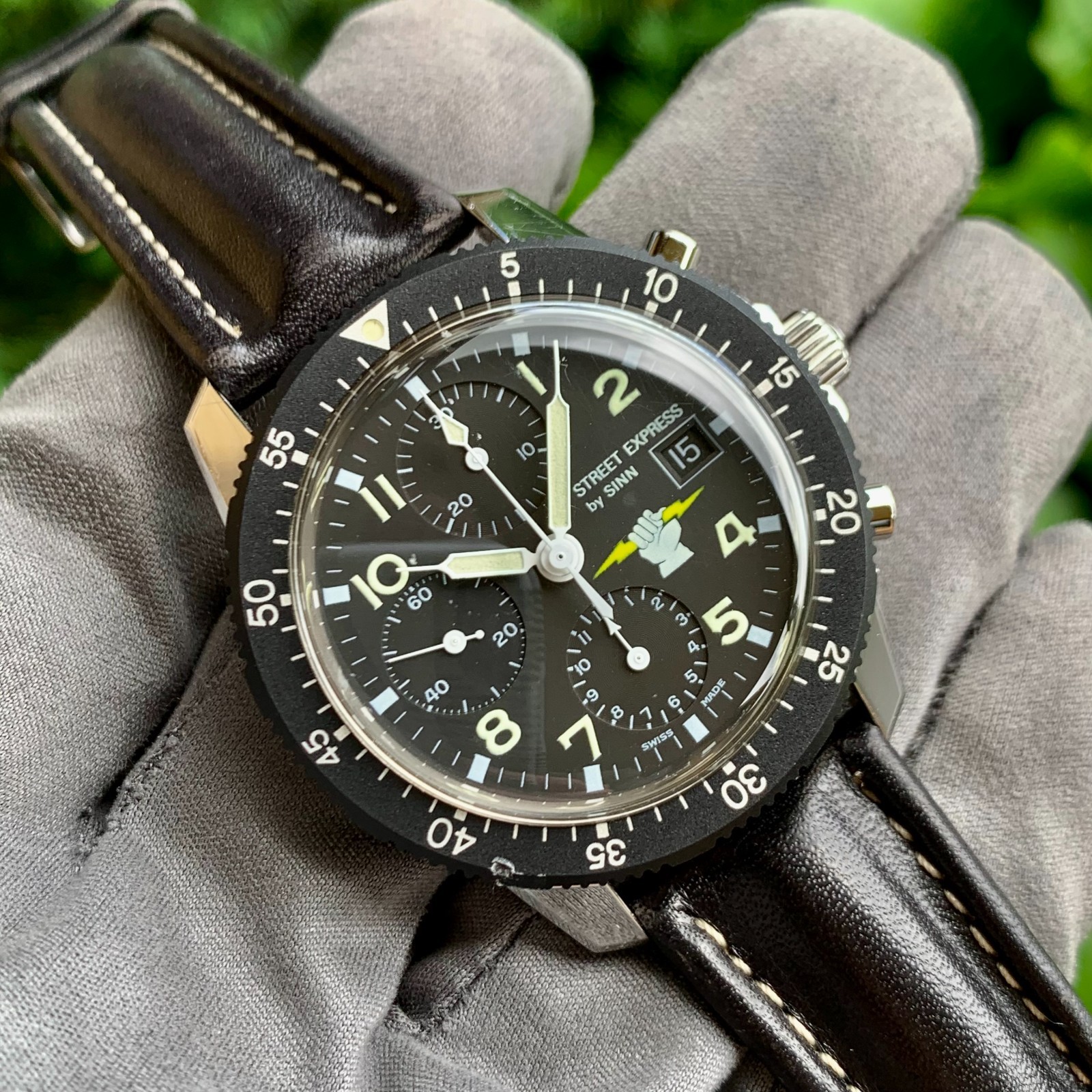 Sinn 103ST “Street Express” Automatic Chronograph Stainless Steel Wristwatch