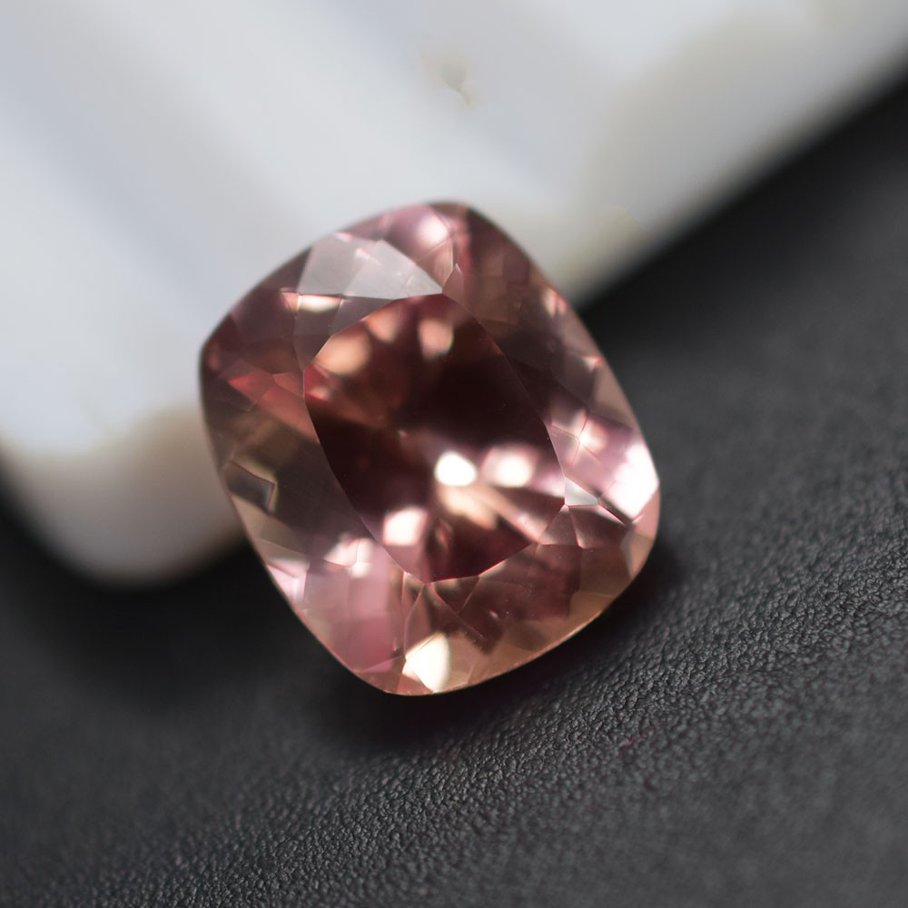 Natural Peach Sapphire Cushion Cut 6.65 Ct CERTIFIED Stunning Loose Gemstone