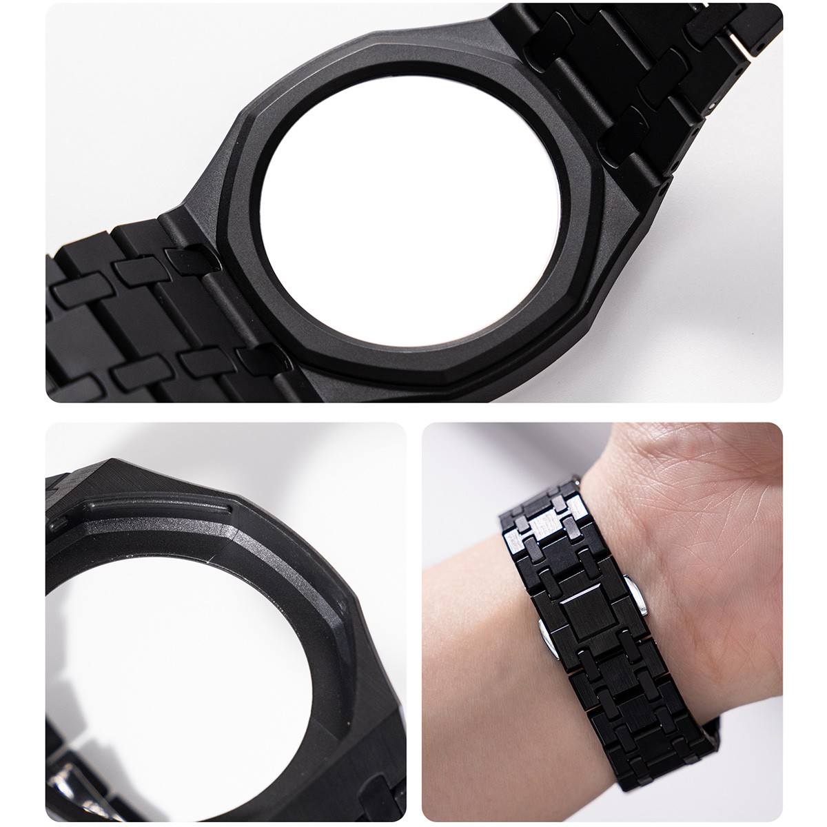 Bioceramics Band Case For Swatch x AP Royal Pop Integrated Link Bracelet Mod Kit