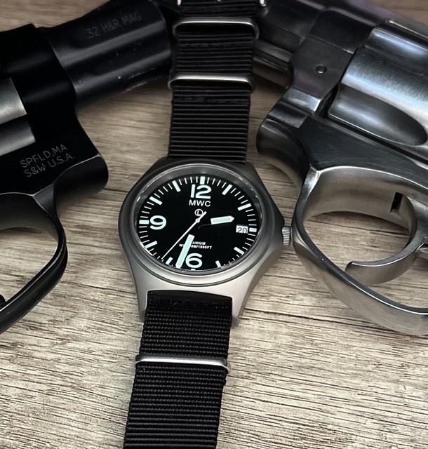 MWC Ltd Edition Titanium Military Watch, 300m Water Resistant & Sapphire Crystal