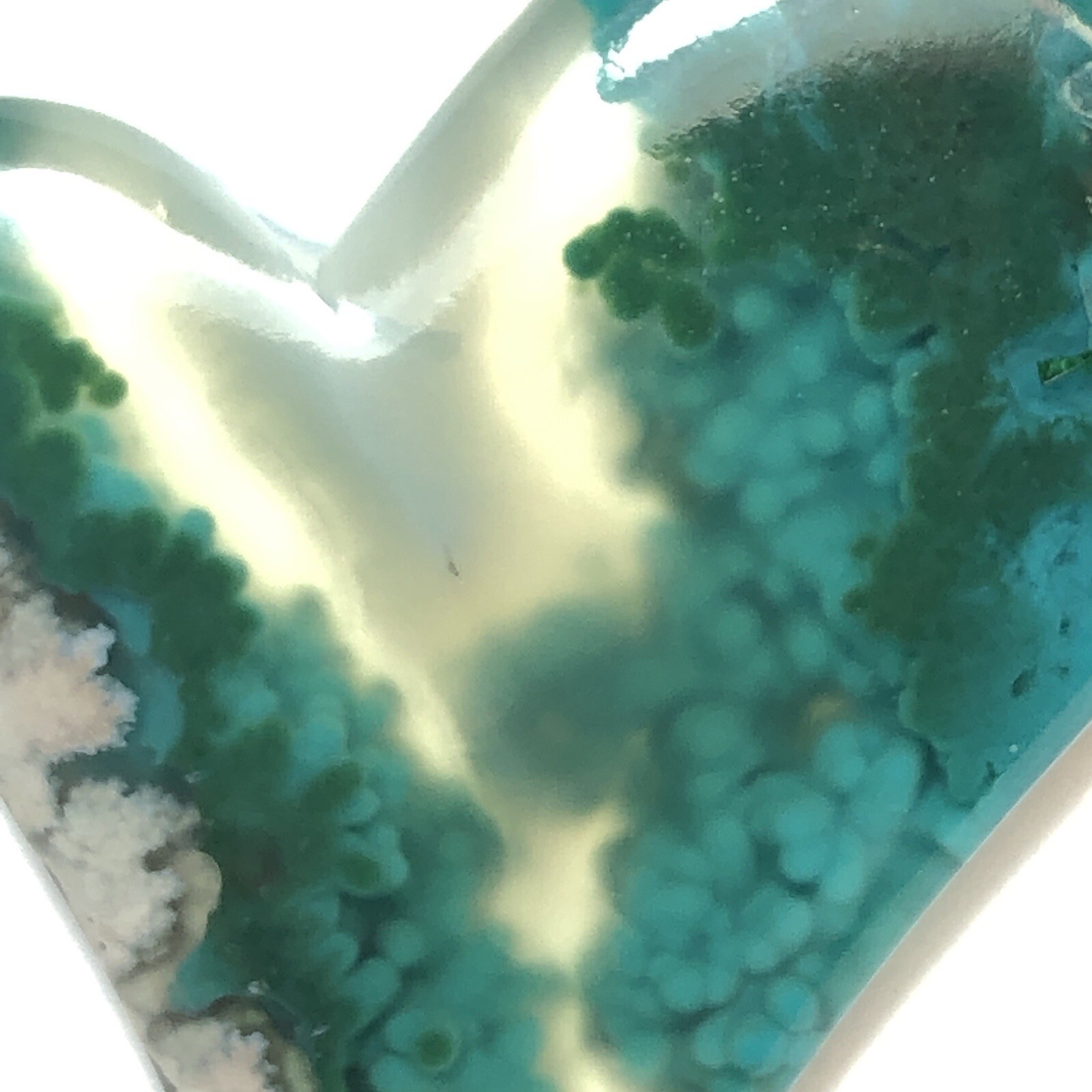49 CT Museum Grade Gem Silica Chrysocolla Stalagmite Stalagtite Quartz Cabochon