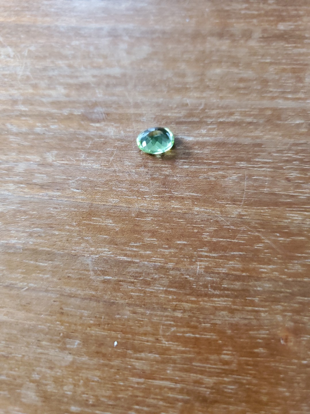 PERIDOT 8.4mm 1.65 cts Loose Green Gemstone Art Jewelry Artisan Piece Vintage