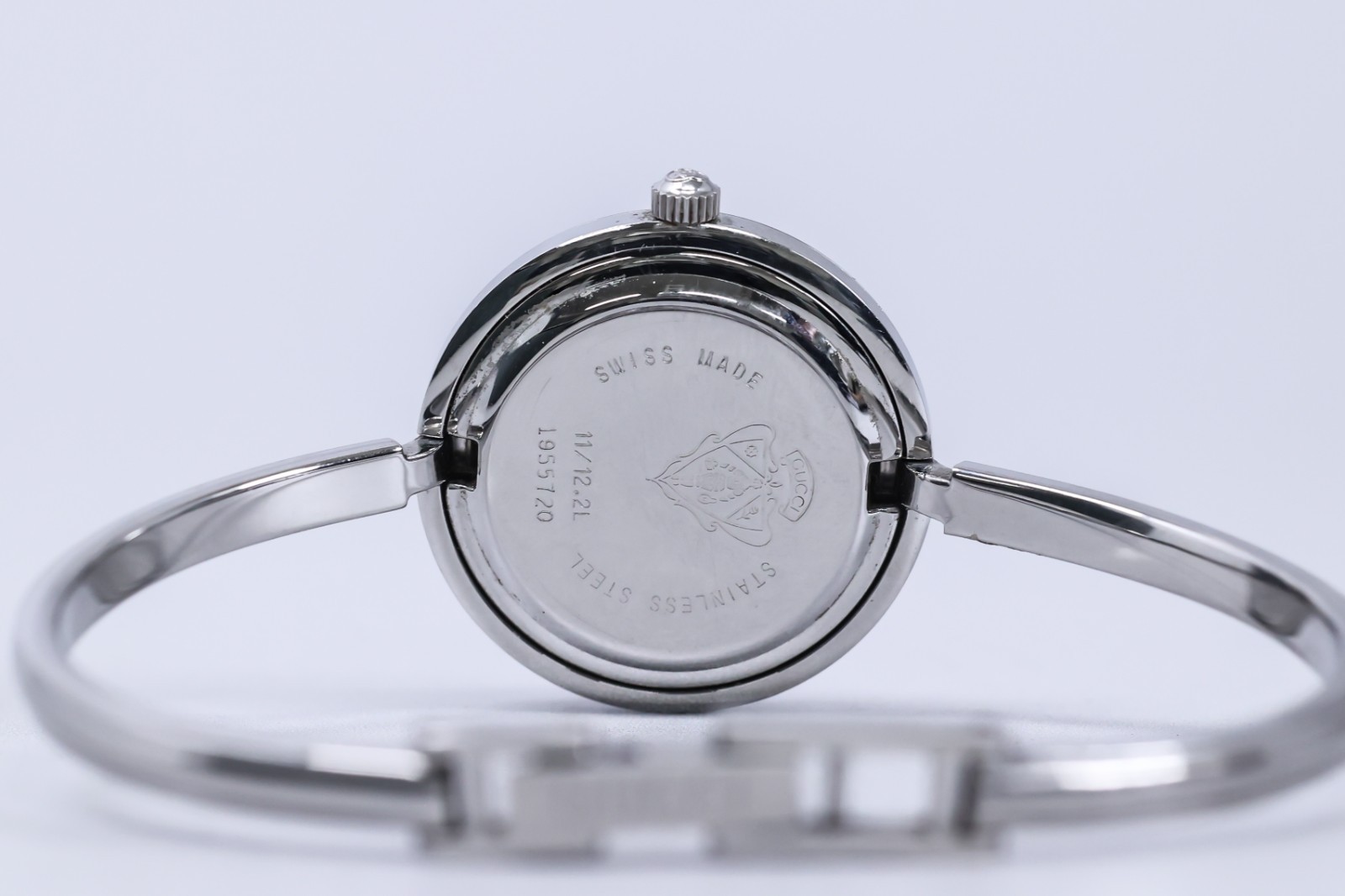 *Full Set ! Silver* Vintage GUCCI Change Bezel 12 Colors 11/12.2L Quartz Women’s