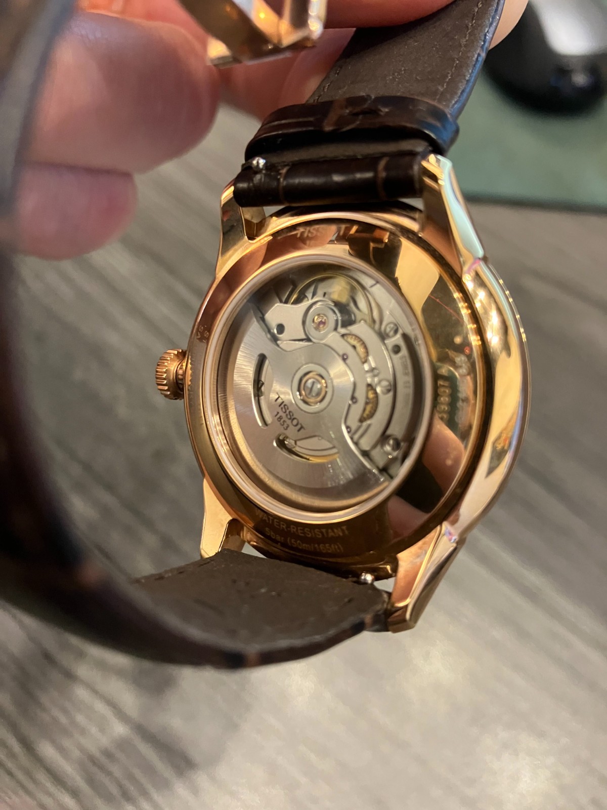 Tissot Chemin Des Tourelles Powermatic 80 39mm Brown Leather T139.807.36.031.00