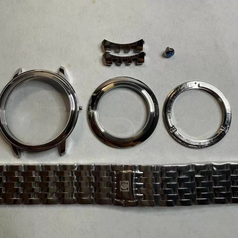 For DIY39.5mm Watch Steel Case kit For 2627 2202 Movement