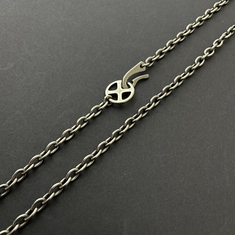 New Wide 4.5MM TA1 Pure Titanium O Link Chain Necklace Unisex Light Anti-Allergy