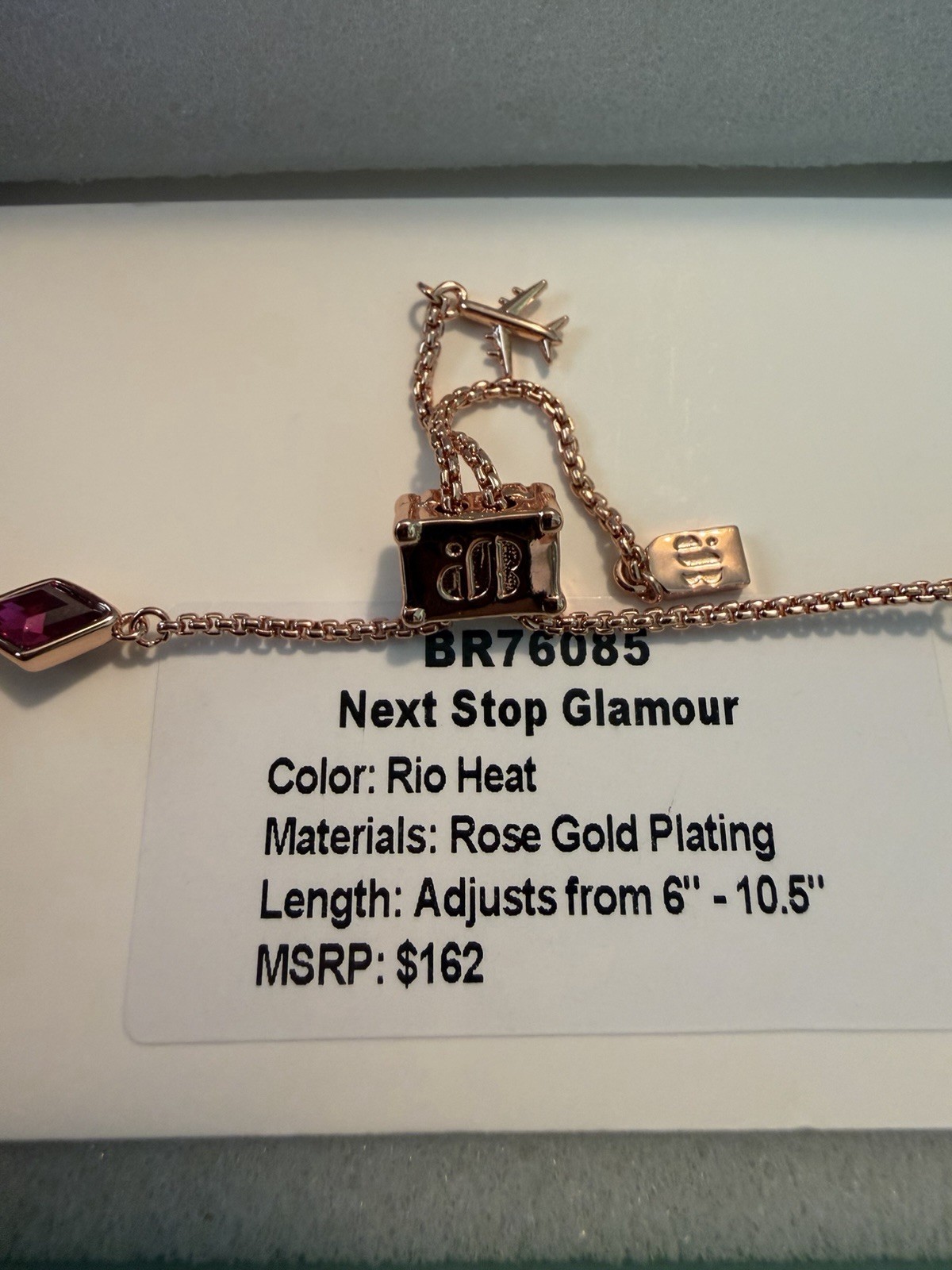 Bomb Party Jewel Candy 2026 Bracelet Next Step Glamour Rose Gold Rio Heat