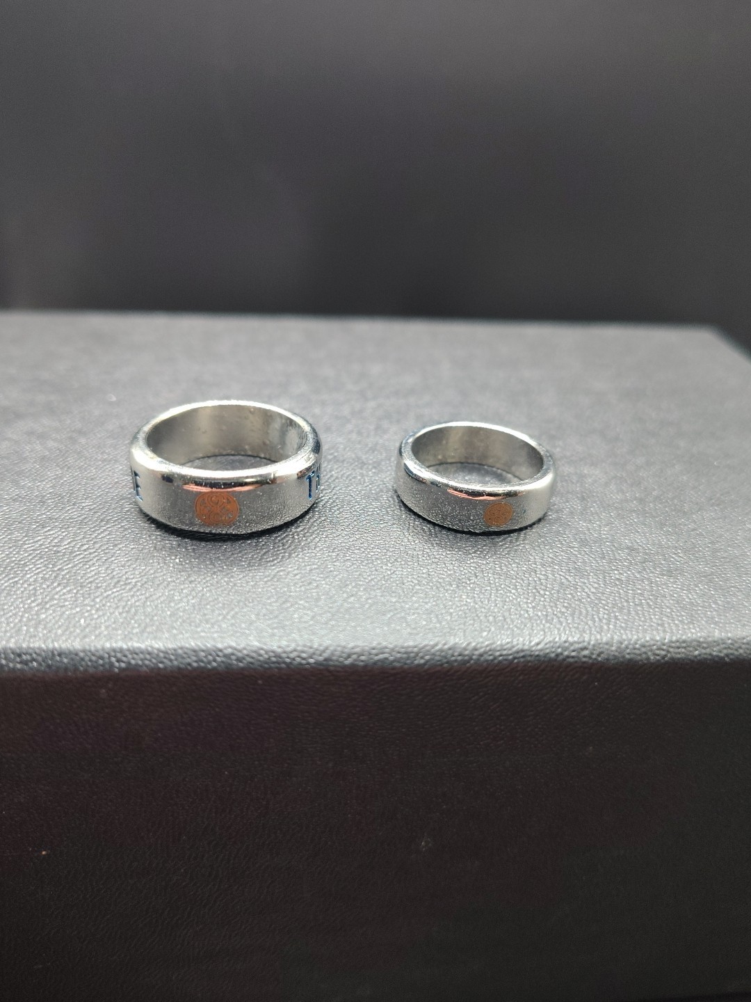 Doctor Who Companion Ring Set Stainless Steel Sizes 7 & 10 New In Box Unused