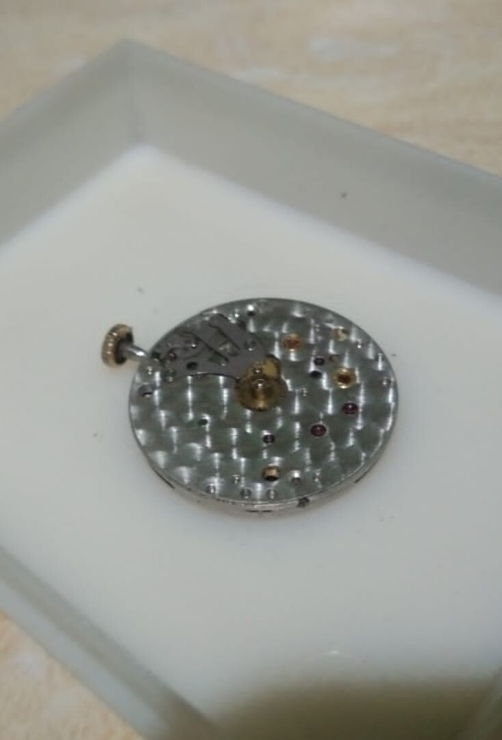 Genuine ROLEX Cellini Cal.1600 Manual Winding Movement W Gold Crown